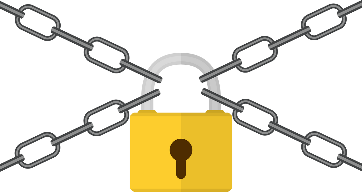 Padlock and Metal Chain